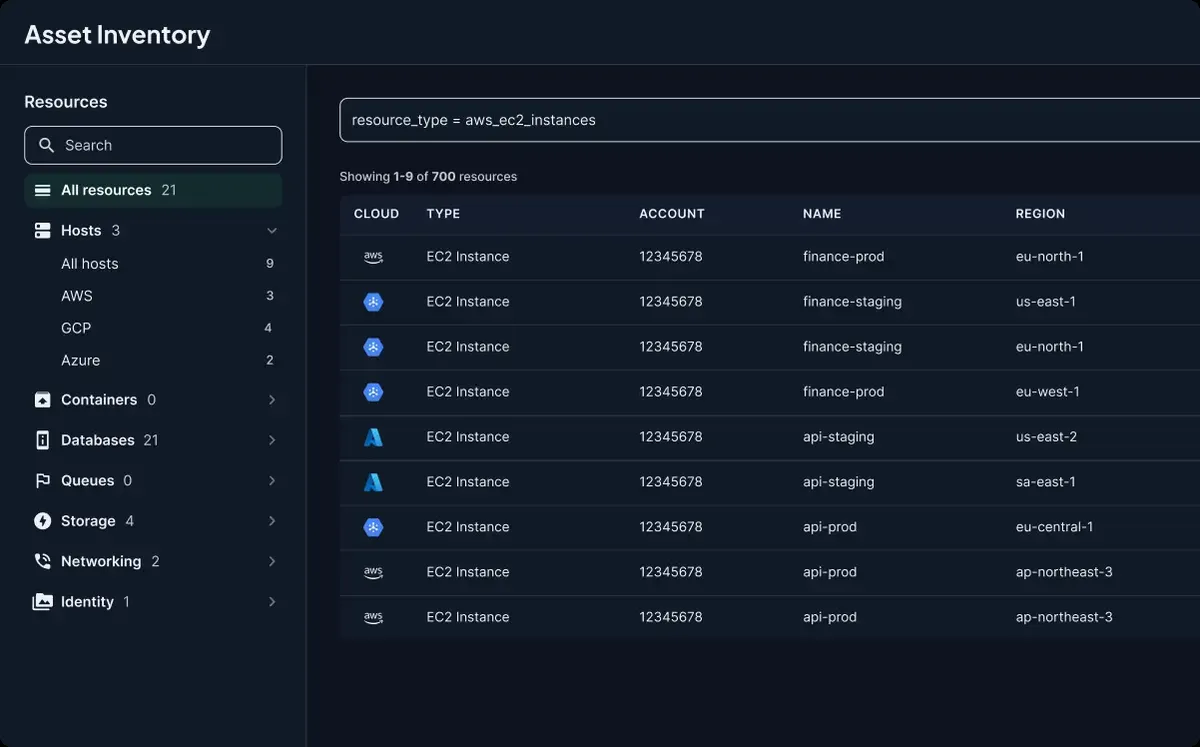 CloudQuery product interface