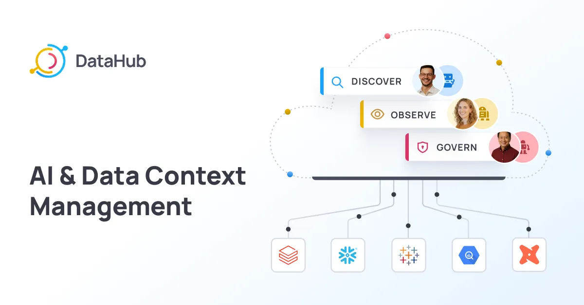 DataHub product interface