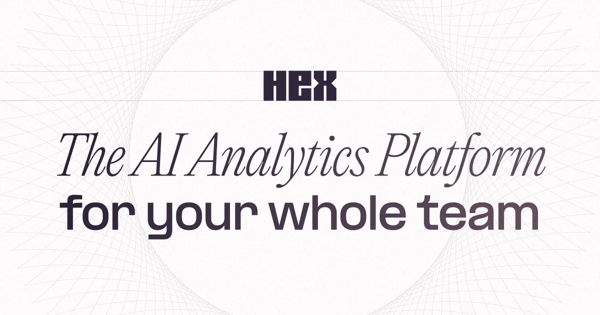 Hex product dashboard and interface