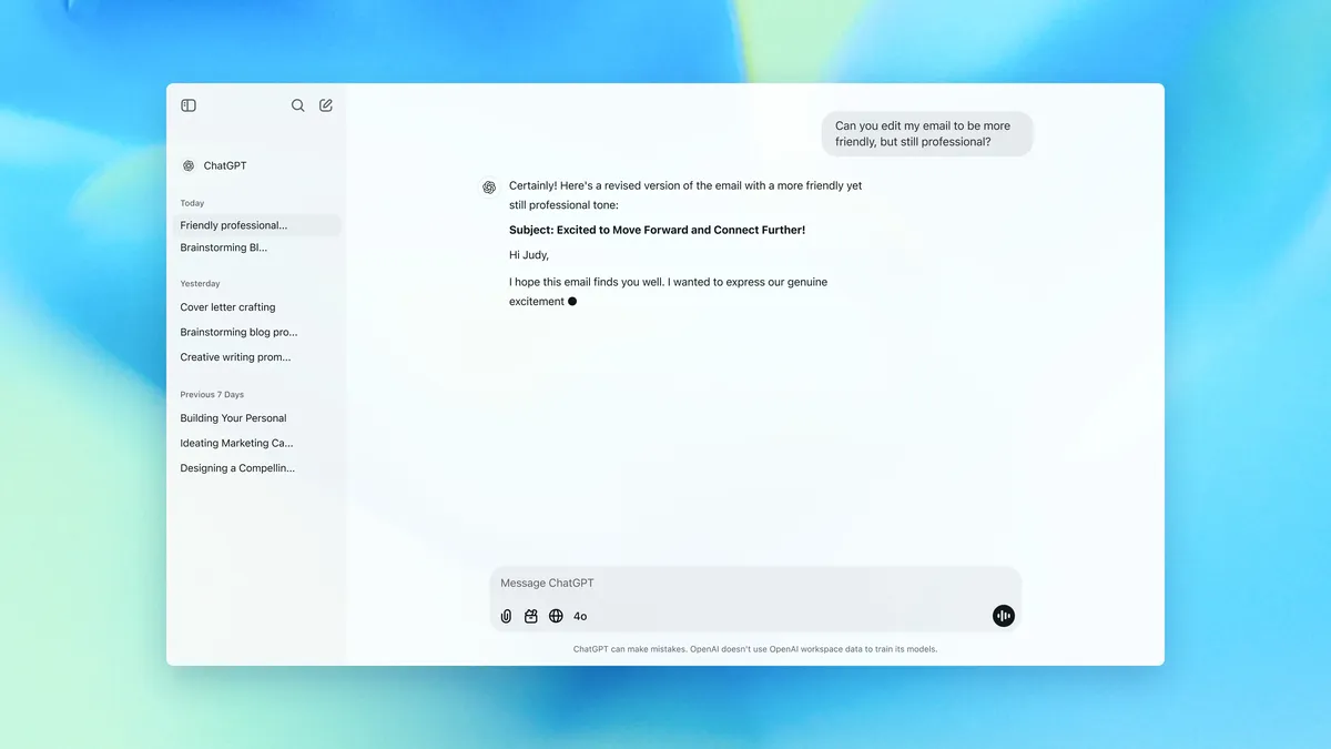 OpenAI product dashboard and interface