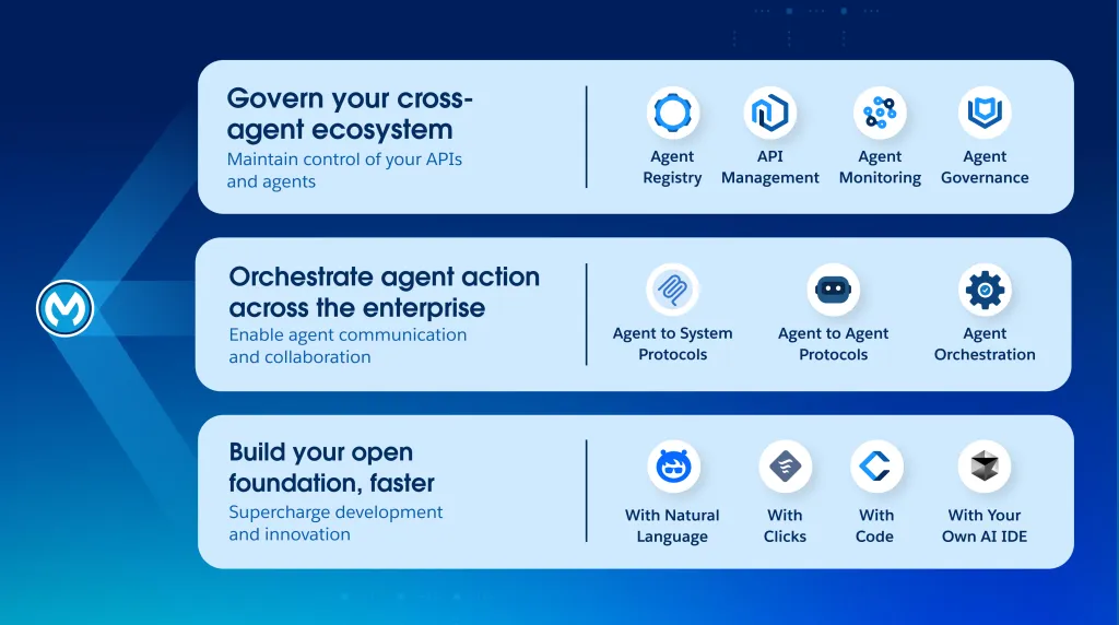 MuleSoft product dashboard and interface