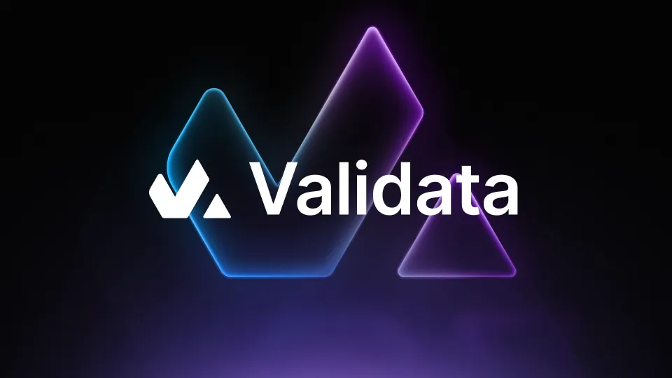 Validata product dashboard and interface
