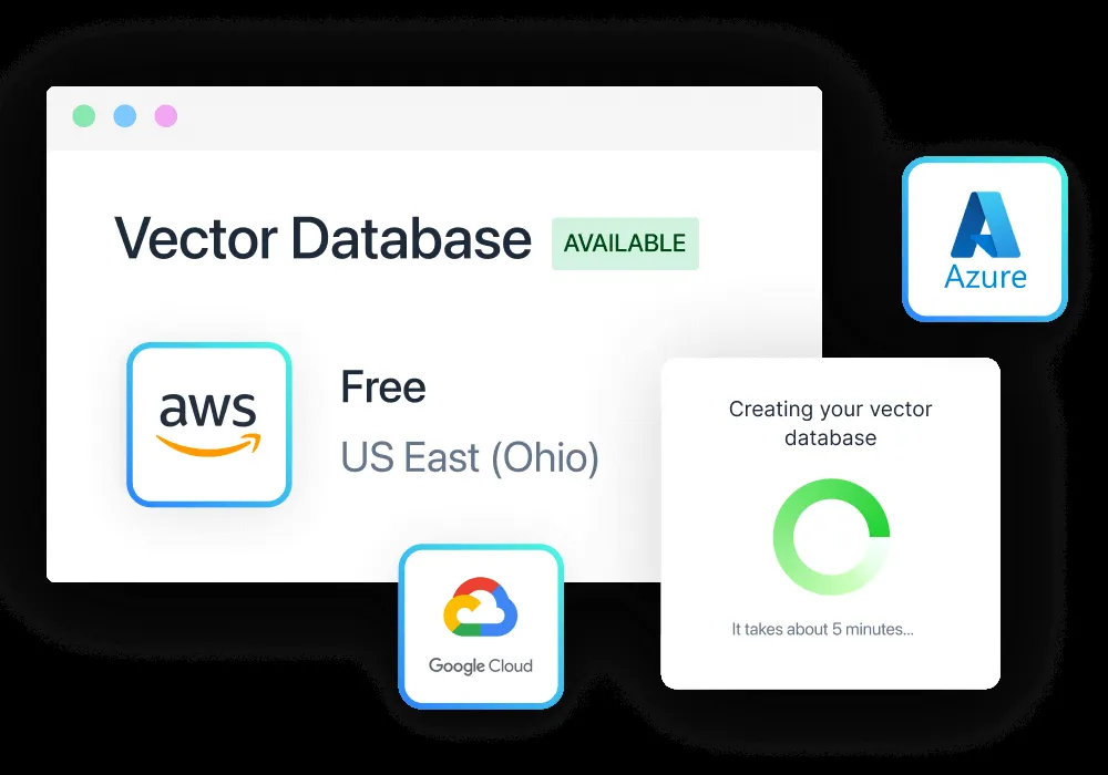 Zilliz product dashboard and interface
