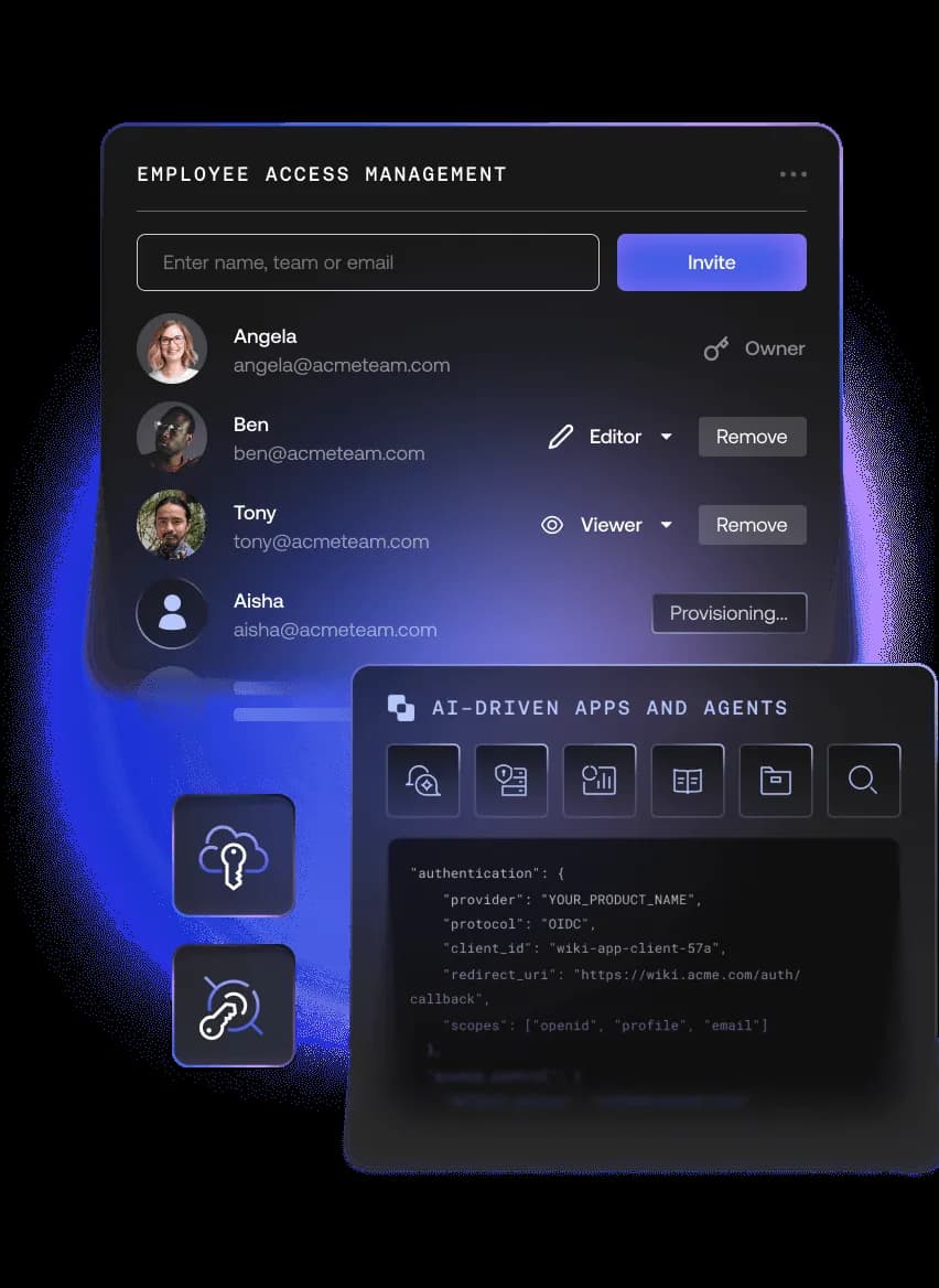 Auth0 product dashboard and interface
